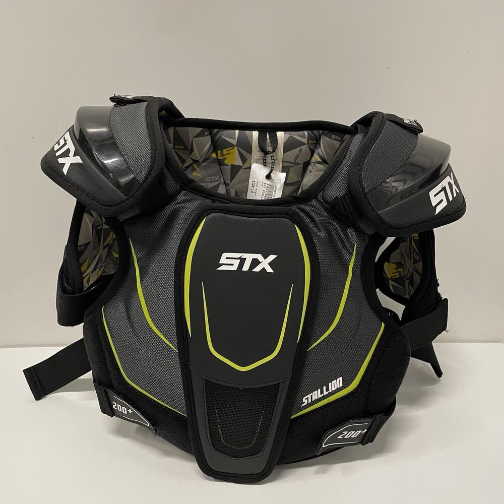 STX Stallion 200 Lacrosse Shoulder Chest Rib Protector Pads Size Large L